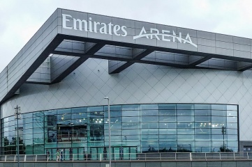Emirates Arena during the European Championships 2018 (Photo credit: Cutkiller2018, Creative Commons)