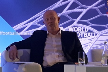 Former England international footballer Mark Wright of RedSports Ltd. says expectations of China winning the World Cup within 15 years are unrealistic