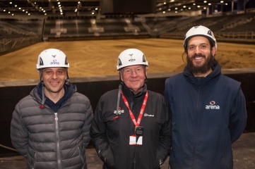 L-R: Site Manager Dan Butler, Project Director Martin Clark and Project Manager Nathan May