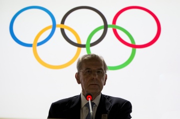 Jacque Rogge, Special Envoy of the United Nations (UN) Secretary-General for Youth Refugees and Sport, and former IOC President at the 125th IOC Session in September 2015