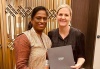 IOA President Dr. P.T. Usha with IOC President Ms. Kirsty Coventry on the sidelines of the Olympic Council of Asia Annual General Assembly in May 2025 (Photo: IOA)